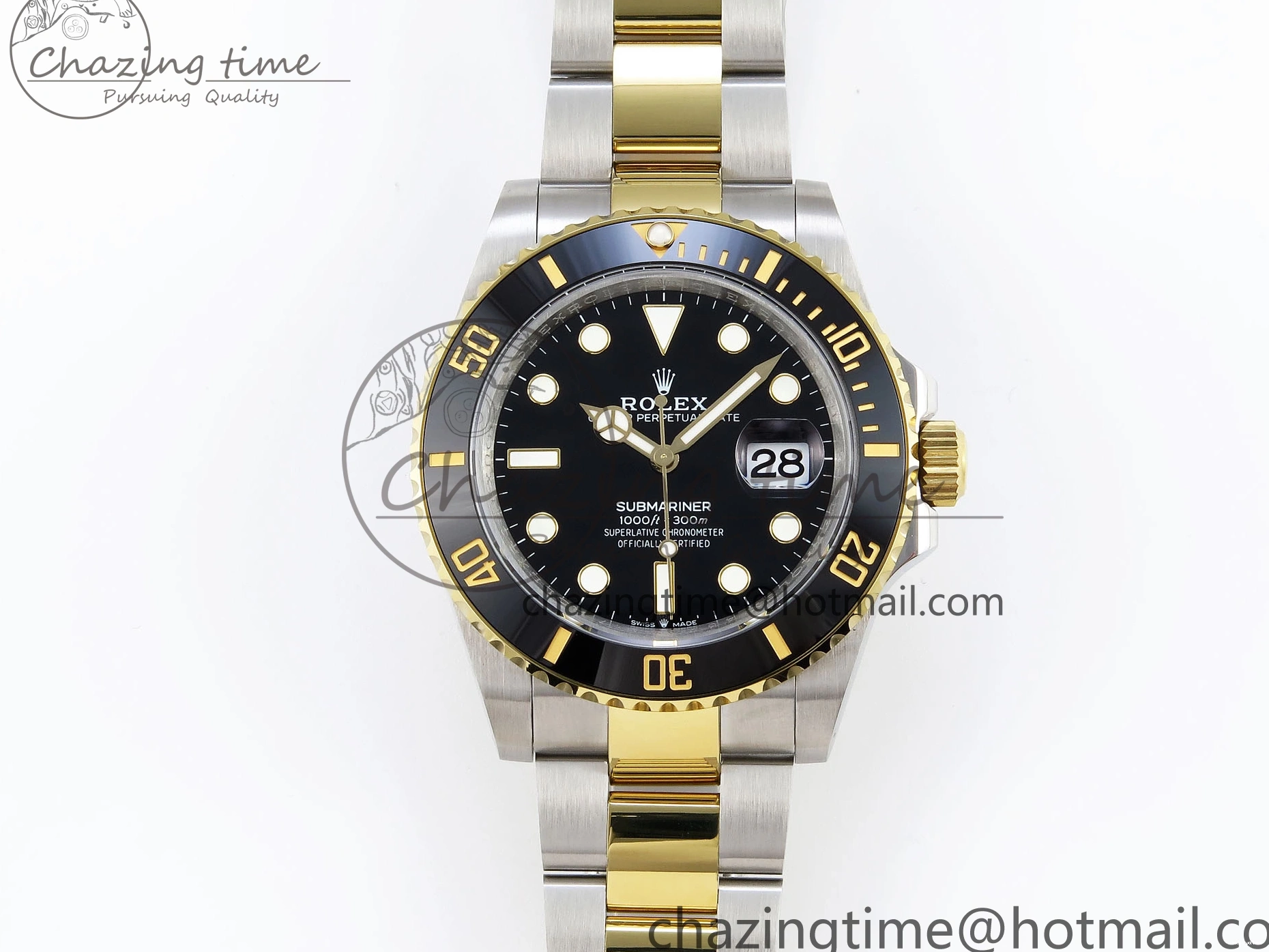 GMF EDITION LN BLACK 41MM STEEL VR3235 1:1 904L 126613 BEST SS SUBMARINER YG CERAMIC 0323